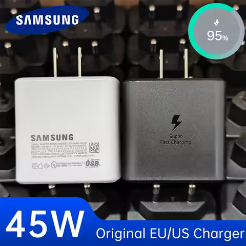 45W Original Charger Samsung S24 S23 S22 Ultra Usb C Super Fast Charging Cable Wall Adapter Galaxy Note 10 Plus S21 Tab S9 Ultra