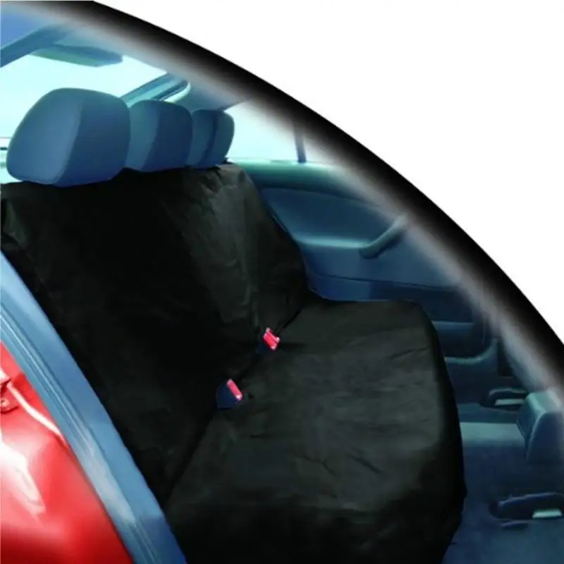 31BC Waterproof Cover for Car Front / Back Universal Auto Covers Reusable Cushion Protector Cover Black