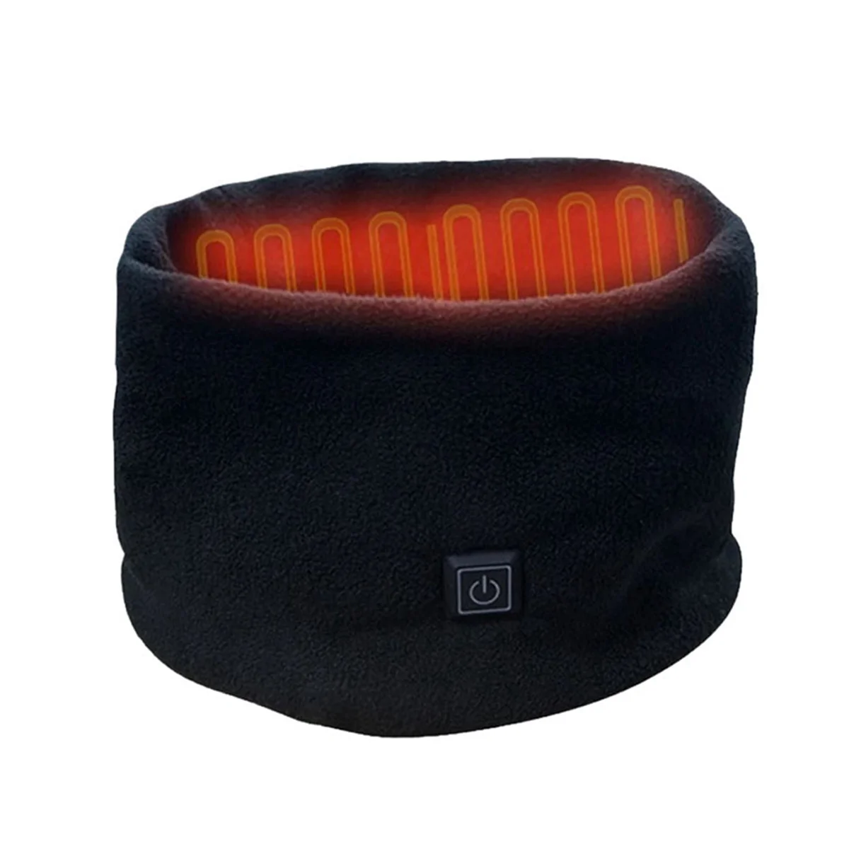 Sciarpa invernale riscaldata elettrica avvolgente scaldacollo ricaricabile USB sciarpa in pile con regolazione a 3 velocità per ciclismo sci XQ