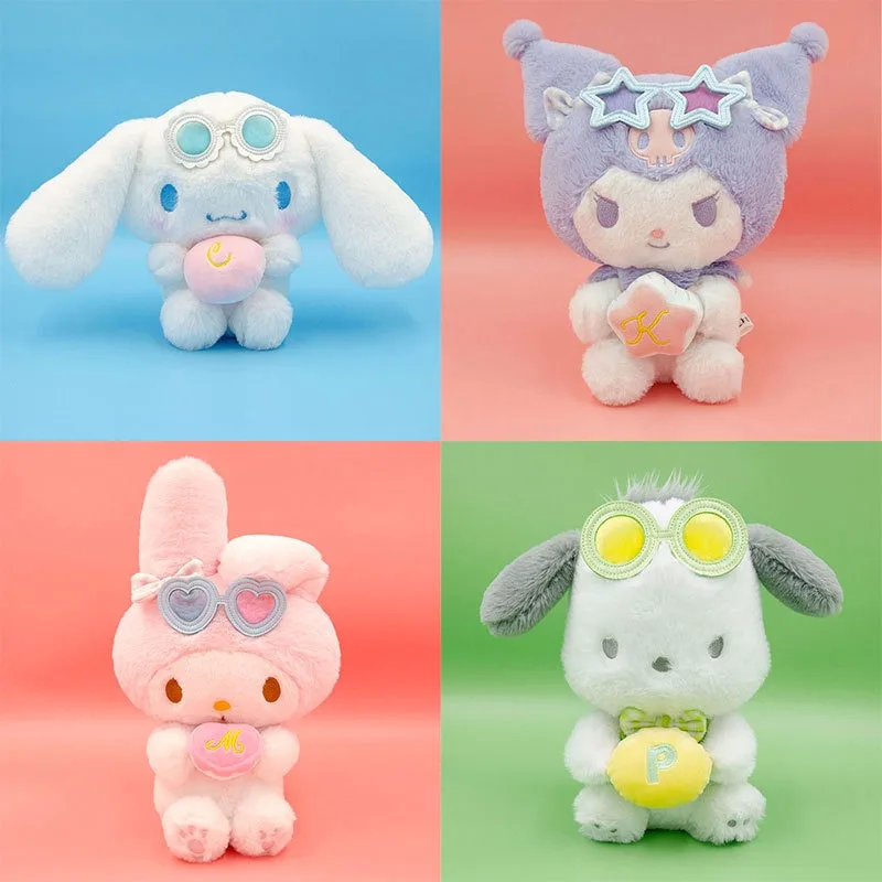 

Милая плюшевая кукла Sanrio Cinnamoroll Kuromi понравико, плюшевая кукла для отдыха, праздничная серия, плюшевая кукла с подвеской, детская игрушка для подарка на день рождения