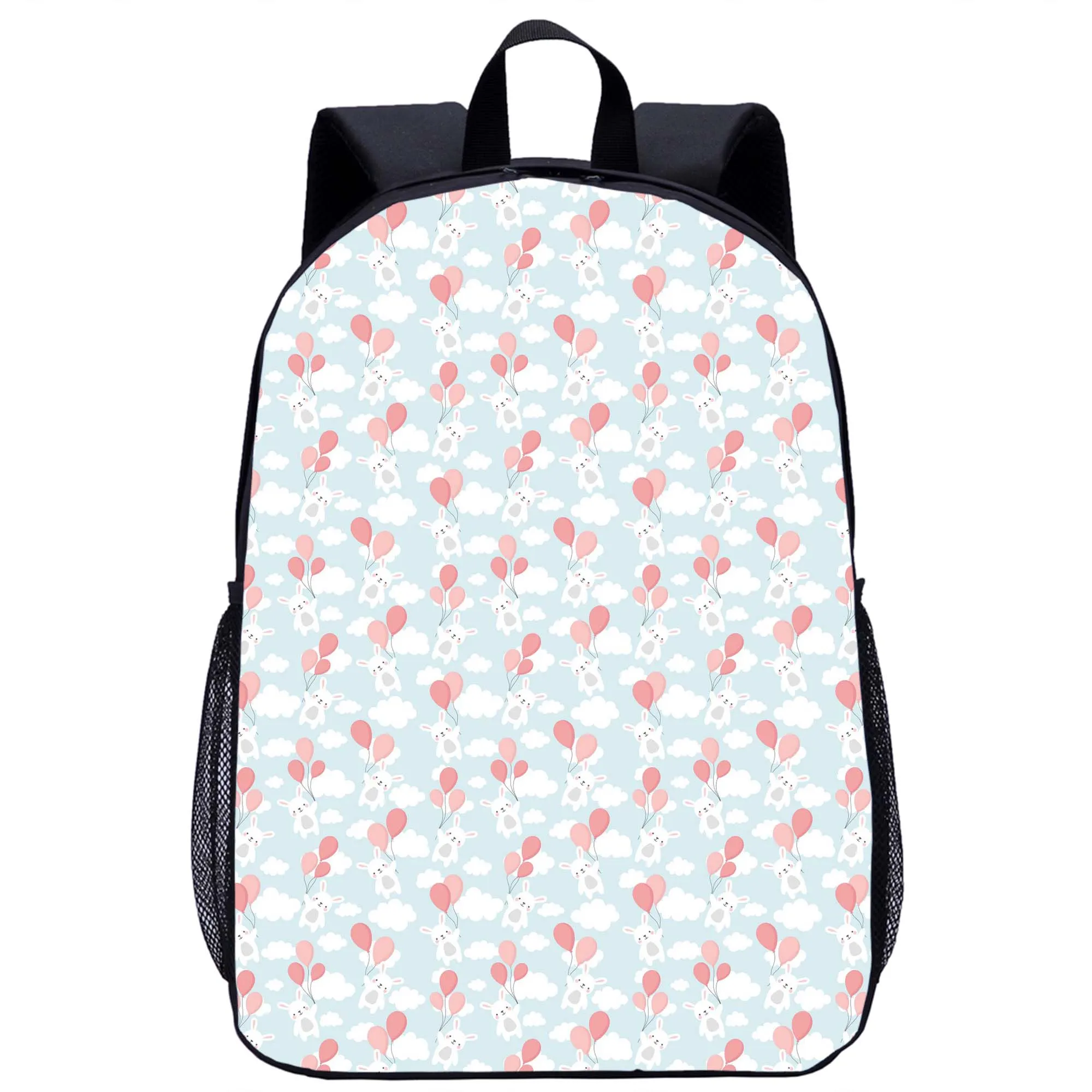 Sac à dos imprimé lapin de dessin animé pour filles et garçons, sac d'école, sac de livre étudiant, sac pour ordinateur portable adolescent, sacs à dos décontractés, sacs à dos de voyage, 03