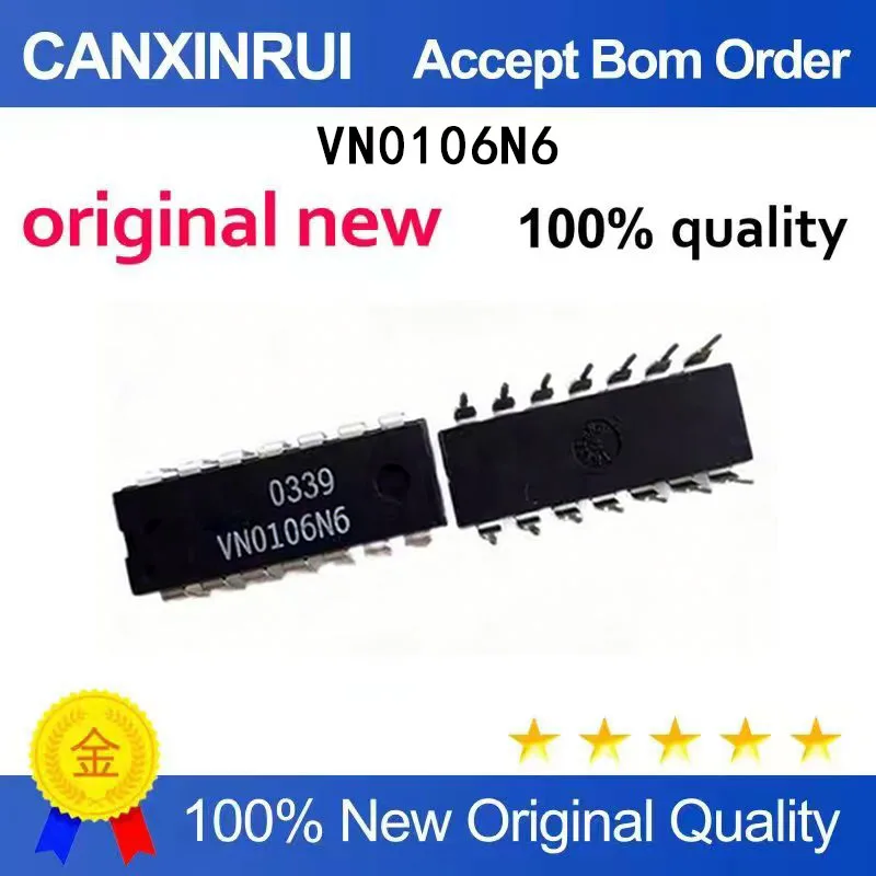 (5-100 pieces)New Original VN0106N6 0106N6 DIP14 Stock Chip IC