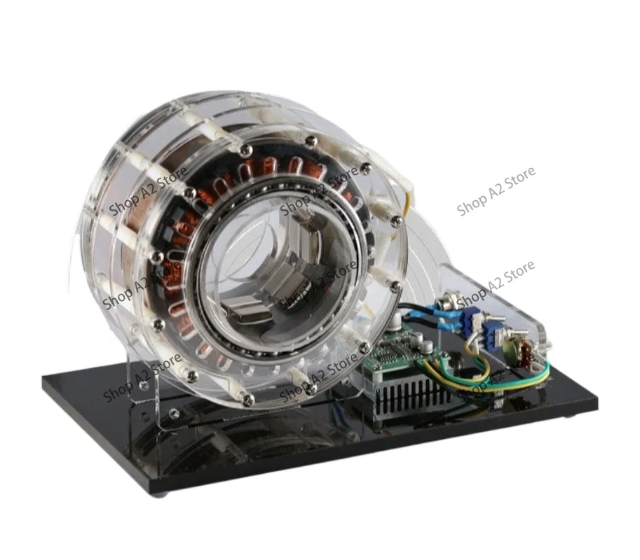 High-tech toy brushless motor model teaching aid - internal rotor brushless motor, shaftless pump, push motor model