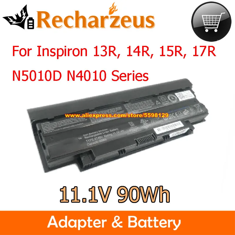 

Original 11.1V 90Wh YXVK2 9T48V J1KND Laptop Battery for Dell Inspiron 13R(3010-D381) N4010 Q17R M5010D-248 Vostro 3750 N7110