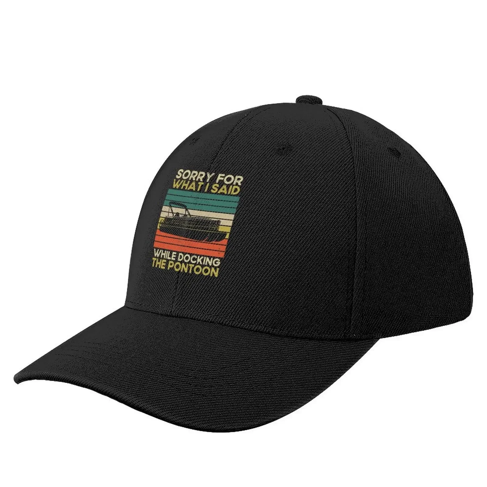 

Sorry for What I Said While Docking The Pontoon Baseball Cap Beach Bag Streetwear Rave custom caps Mens Women's