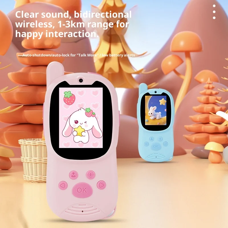 Simulatieapparaat Kinderen Video-intercom Ondersteuning Voice Photo MMS Lange afstand WiFi-speelgoed voor ouder-kind cadeau