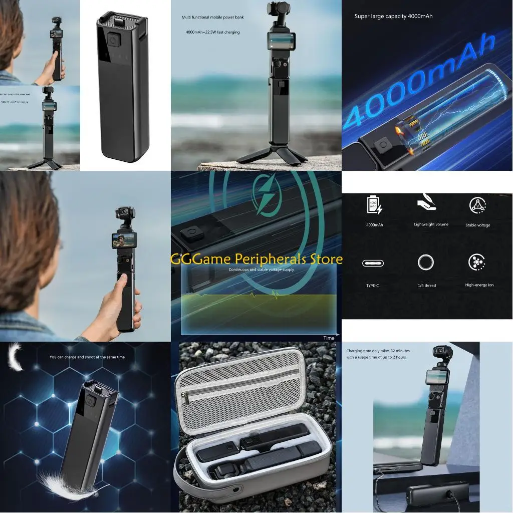 

U55B USB C Highly Speed Charging&Long Lasts Operation for Pocket3