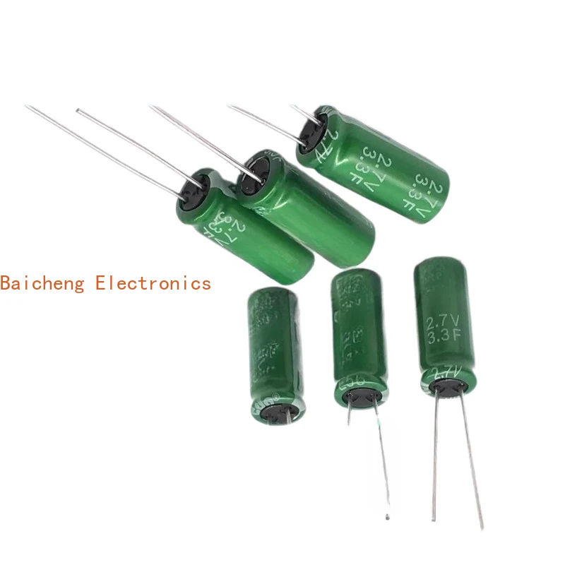 6 قطعة 2.7V3.3F مكثف فاراد 3.3f الزحف الكلب مسجل مكثف الذاكرة يحل محل