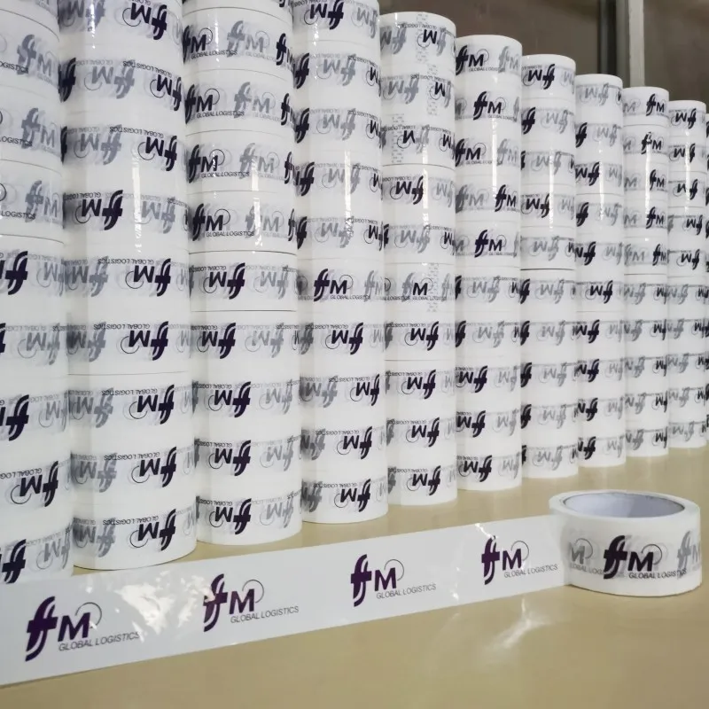 custom.Customized Acrylic Adhesive Printed OPP BOPP Tape Branded Parcel Sealing Packaging