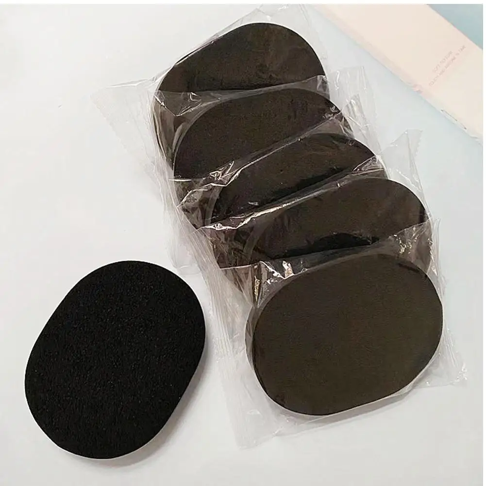 Natural Black Bamboo Charcoal Facial Puff Face Deep Sponge Portable Exfoliating Makeup Cosmetics Cleansing Tools Beauty Sof A5N7