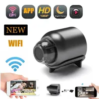 Full 1080P HD Mini WiFi Camera Indoor Home Security Wide Angle Cam Night Vision Motion Detection Surveillance Cam Loop Recording