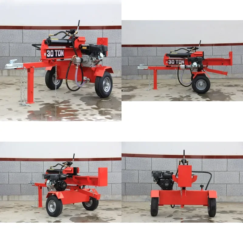 Wood Splitter Machine 30ton Automatic Log Splitting Machine Log Wood Cutter Log Splitter for Sale