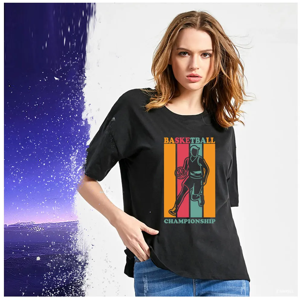 Retro Skateboard Palyer Basketball Heat Transfert Thermocollants T-shirt Motorcycle Ironing Stickers Parches Termoadhesivos Ropa