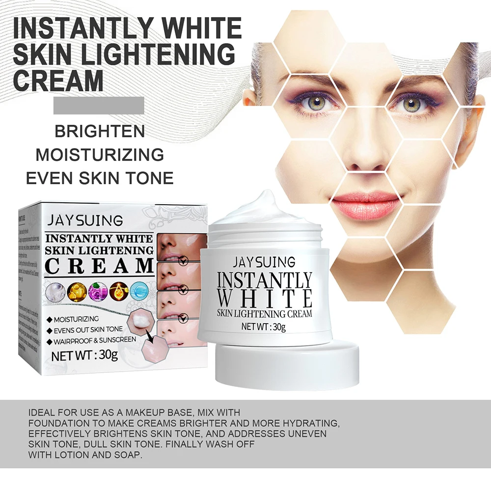 Potente crema sbiancante istantanea anche tono della pelle crema solare idratante lifting rassodante cura della pelle del viso bellezza Essentials 30g