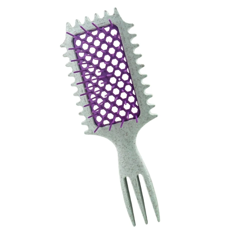 Peine masaje elegante, cepillo para cabello ahuecado, peines para masaje del cuero cabelludo, peinado 918D