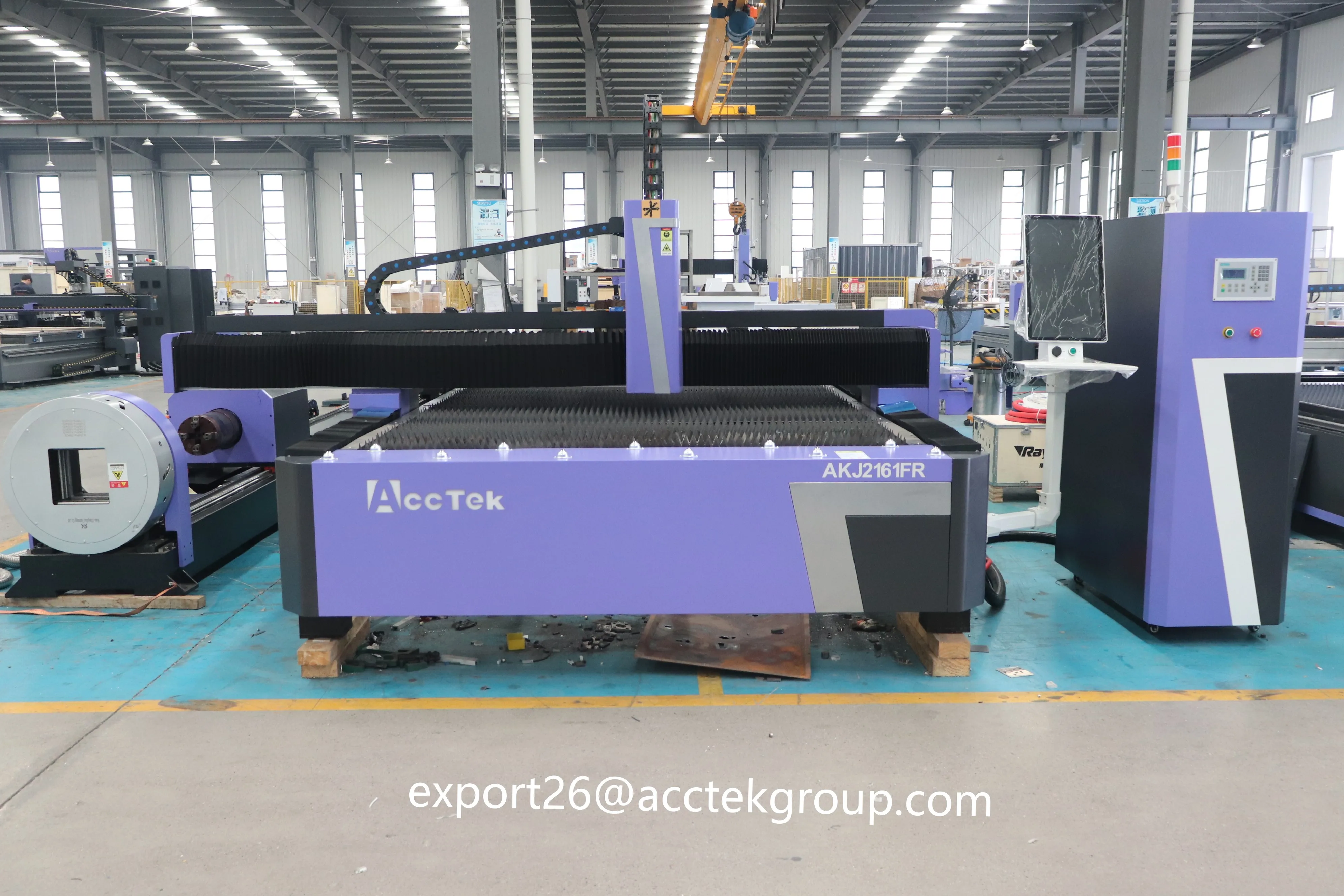 CNC 1530 3015 Fiber Laser Cutting Machine Full Cover Cutter Stainless Steel Aluminum Iron Metal Plate Table Tube Sheet 2060 2560