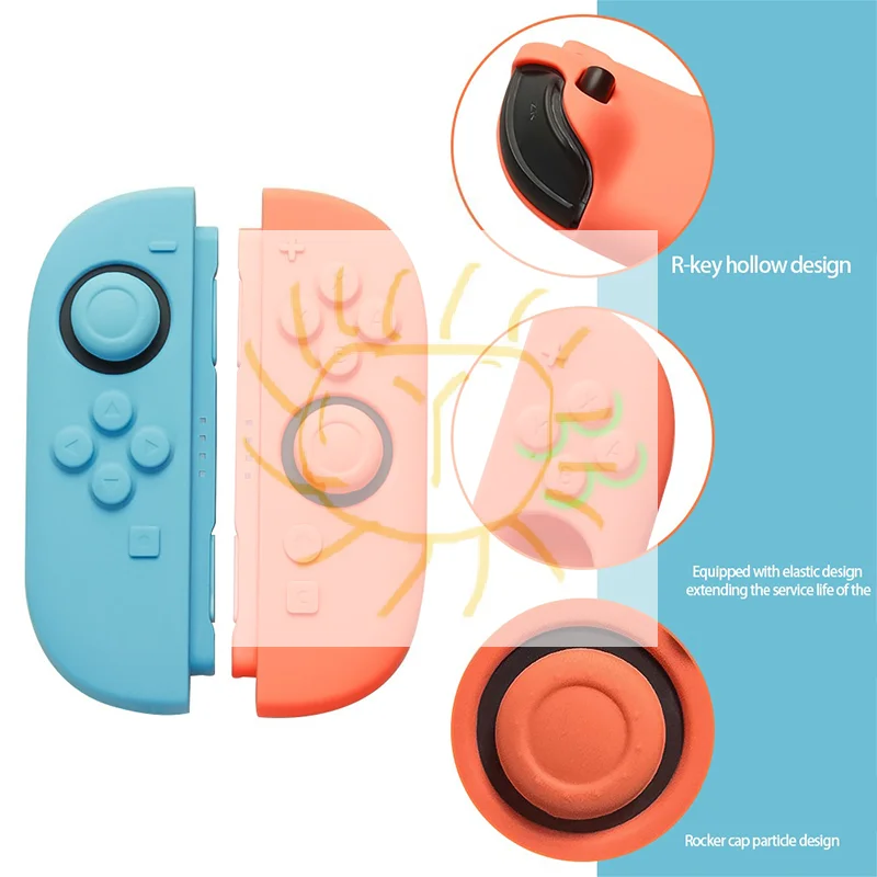 

Soft Silicone Protective Case For Switch 2 Scratch & Shock Protection For Joypad 2 Perfect Fit Multicolor 2026 New