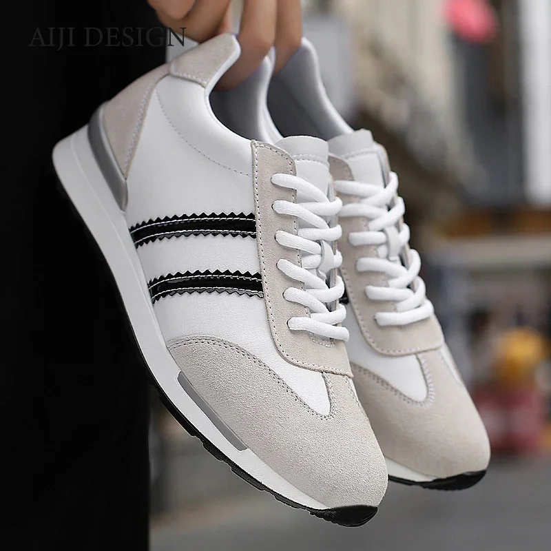 Breathable Men height increasing shoes elevator sneakers insole 7cm white black shoes taller men leisure shoes sport luxury