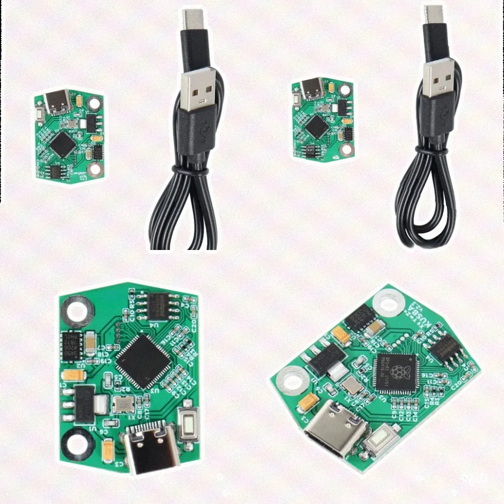 rp2040をベースとしたadxl345加速度センサー。klipperファームウェアの書き込みや、プリンターでのリアルタイム振動モニタリングに使用。