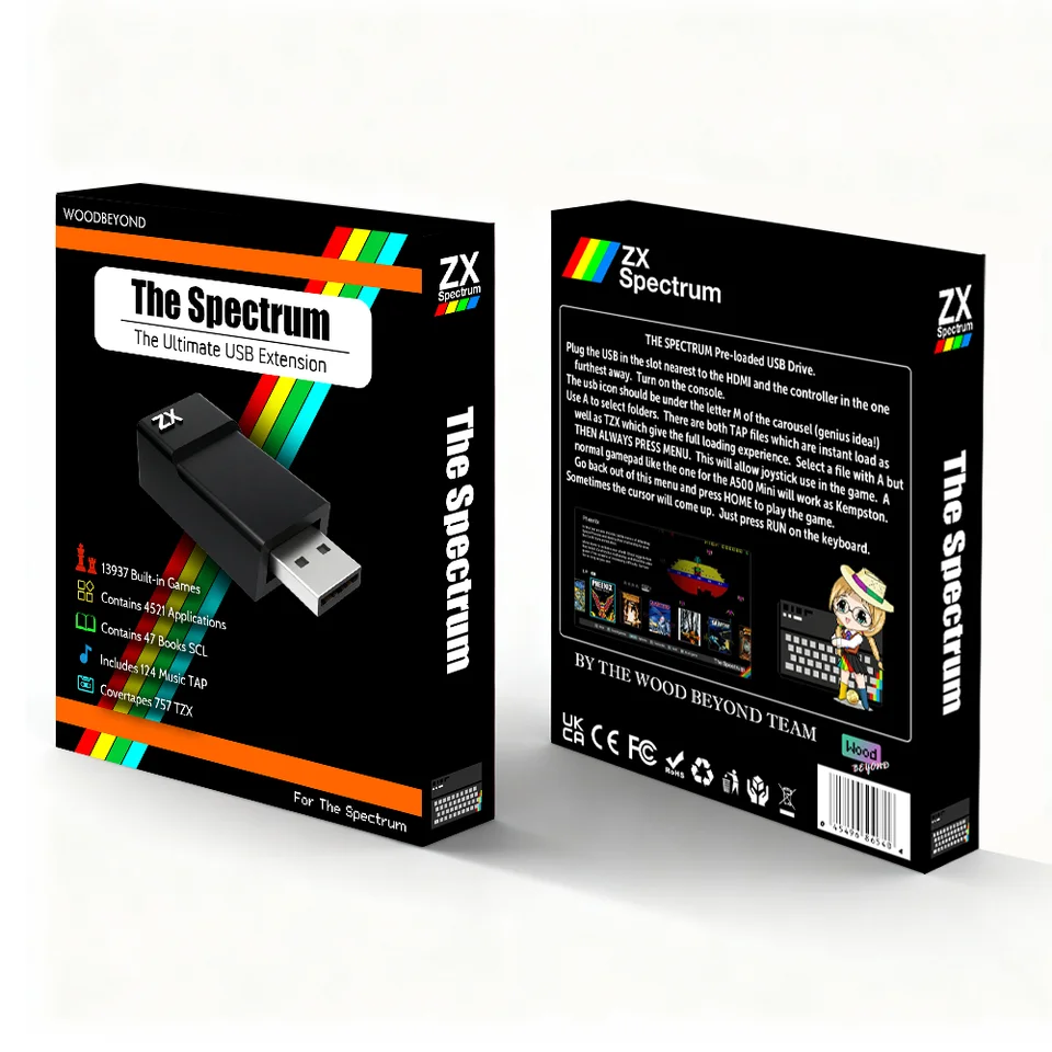 The Spectrum Consoles Ultimate Pack NEW 13000 Games Portable USB