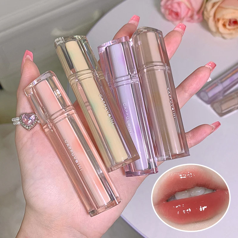 Iced Tea Mirror Lip Glaze Glazed Glass lip gloss waterproof non-fading lipstick