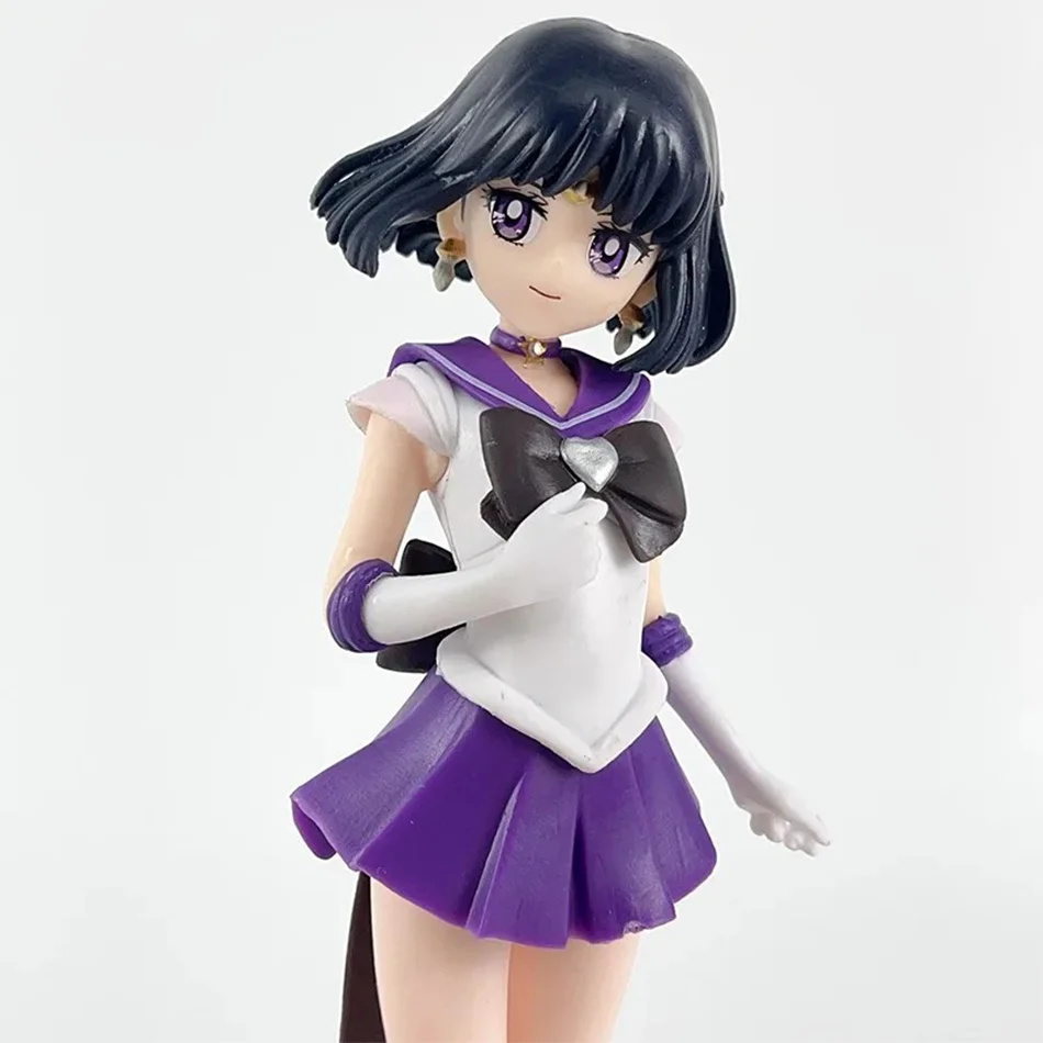23cm Anime Sailor Moon Meiou Setsuna Figure GLITTER&GLAMOURS Kaiou Michiru Tenoh Haruka Tomoe Hotaru Action Figurine Toy Gift view 4