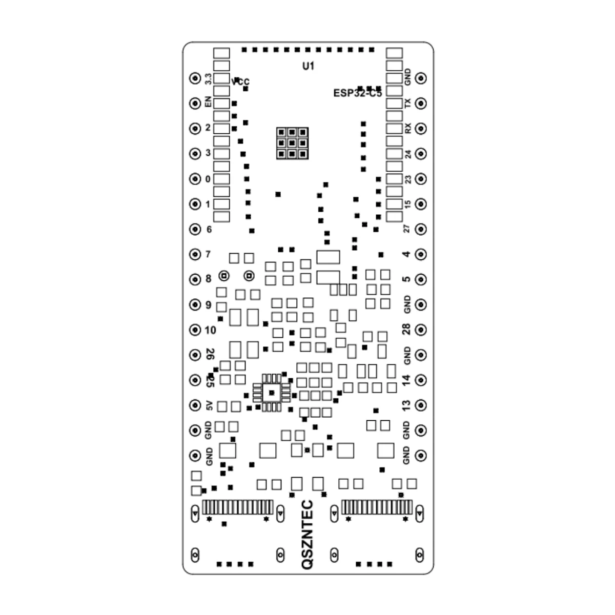 ESP32-C5-DevKitC-1 Development Board 2.4 & 5 GHz Dual-Band Wi-Fi 6 Chip Revision v1.0