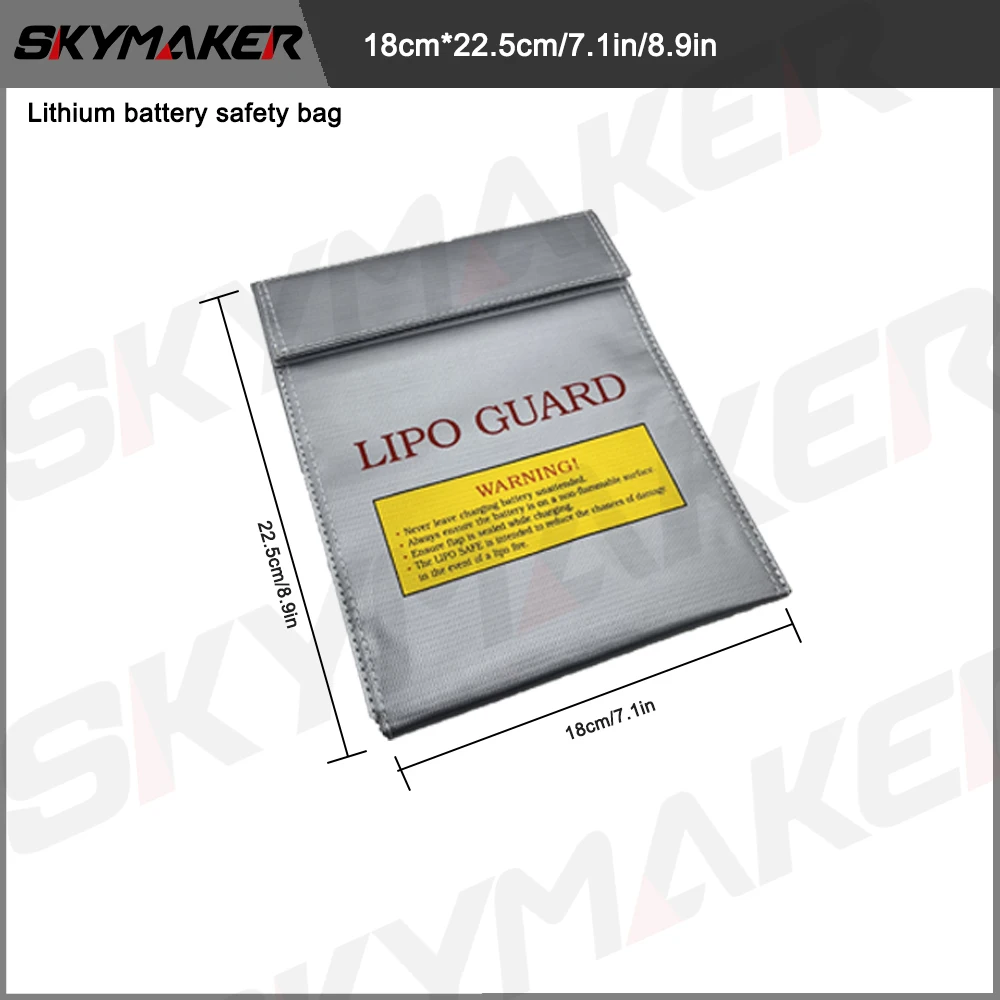 LiPo-Akku-Sicherheitstasche, feuerfest, wasserdicht, hochwertig, RC Safe Guard Charge Sack für Lipo-Akku, Racing, Drohne, RC-Modellteile