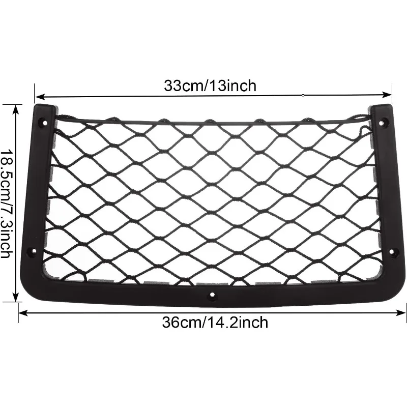36x18CM Storage Nets for Campervans,   Trunk Car Storage Solutions Accessories for Phone Storage 1PCS