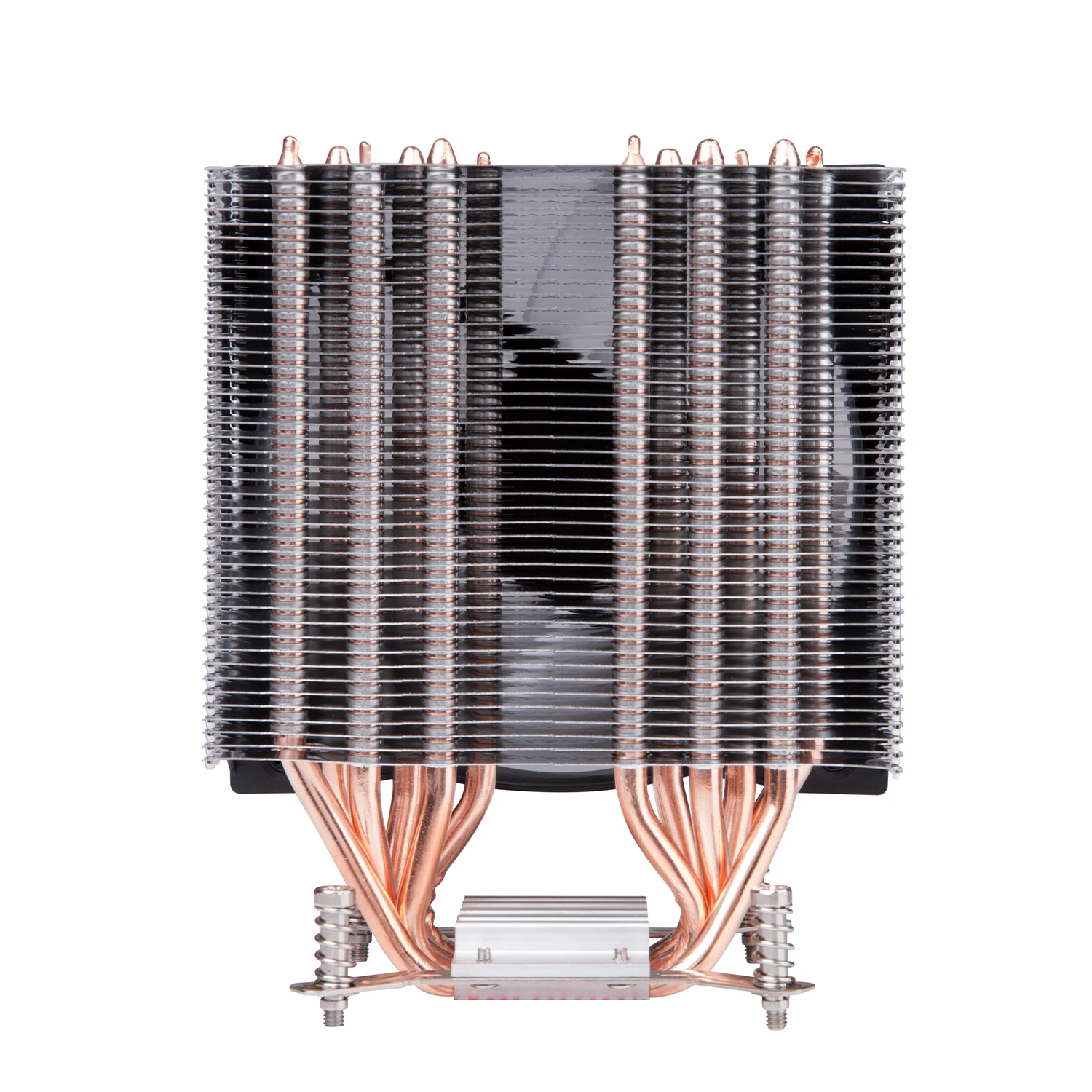 Imagem -03 - Huananzhi A06 Tubo de Calor Cobre Led Cpu Cooler Ventilador Refrigeração do Radiador Silencioso Único Ventilador Dissipador Calor