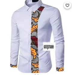 African Men's Long Sleeved shirt