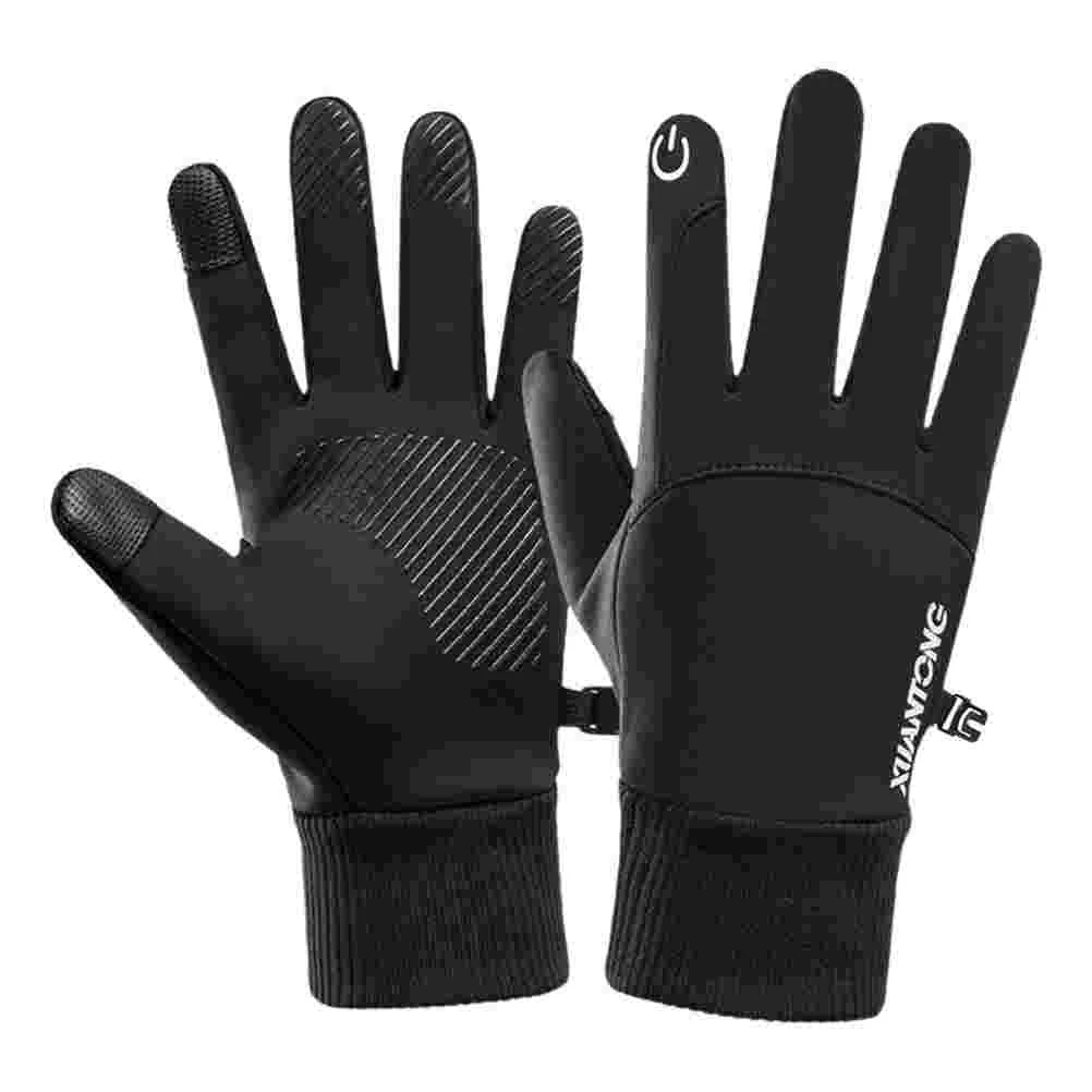 

Waterproof Gloves Warm Winter Hand Covers Windproof Running Riding Nonslip Mittens Cloth Durable Sports Men Women