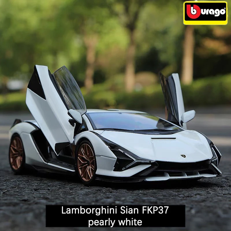 Bburago 1:18 Lamborghini Automodell Blitz Sian FKP37 Supercar Automodell Legierung Fahrzeuge Simulation Sammlerstück Ornamente Geschenke