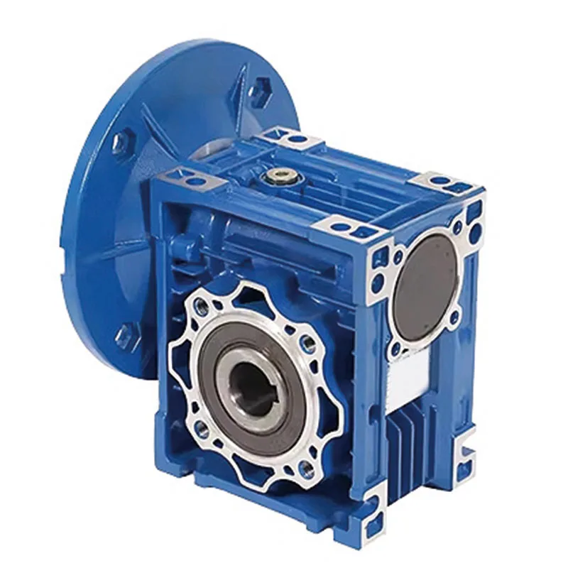 Aluminum case  blue machine  Worm Gearbox NMRV40  Ratio 7.5 10  15 20 25 30 40 50 60 80  100 Flange71B14