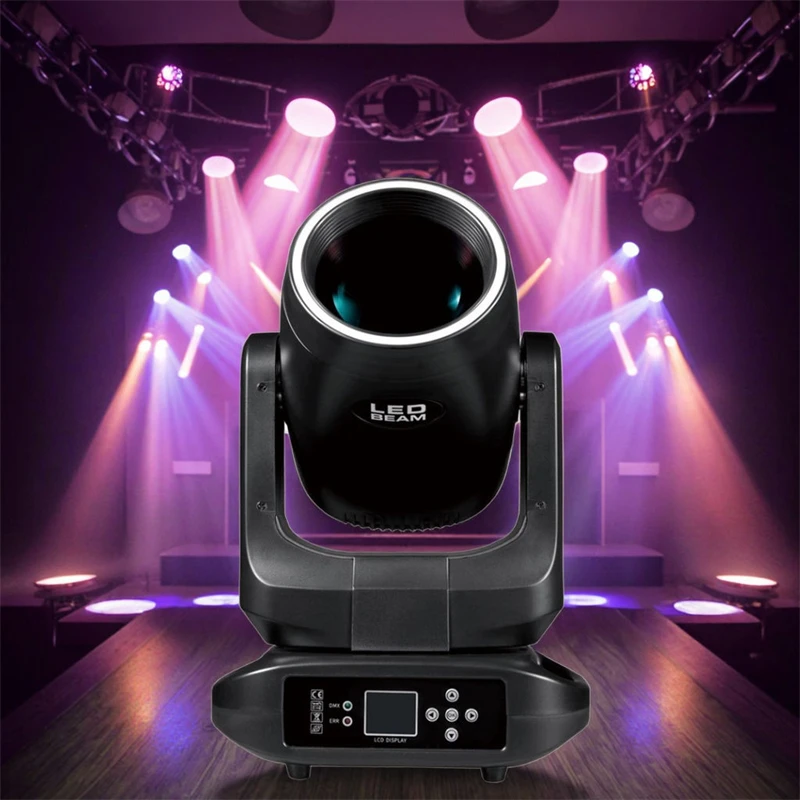 1 piece 200W Led Sharpy Beam Moving Head Light for Even Show bar Club PUB Stage Lights Led Beam Spot Wash Moving Head Light