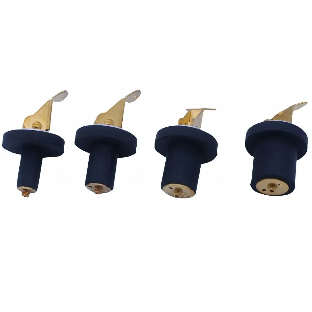 Practical Yacht Compression Drain Plug Boat Accessories Marine Rubber Seal Plug Tools Brass Screw Type Plug