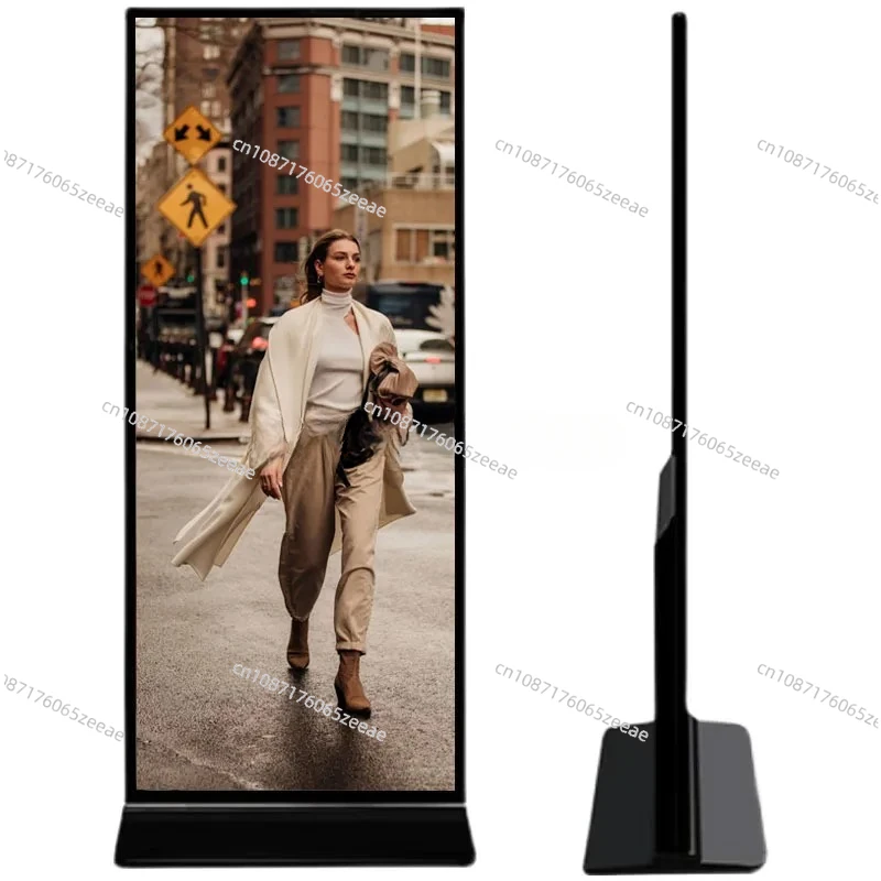 70/75/80/86-inch Full-screen Digital Signage and Display Floor Stand-up Advertising Display Stand-up Player Kiosk Touchscreen