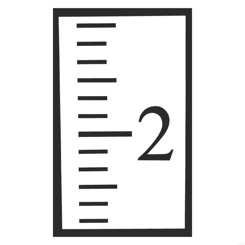 62KD 6Pcs/set Geometric Drawing Rulers Stencil Scale Templates Growth Chart Rulers