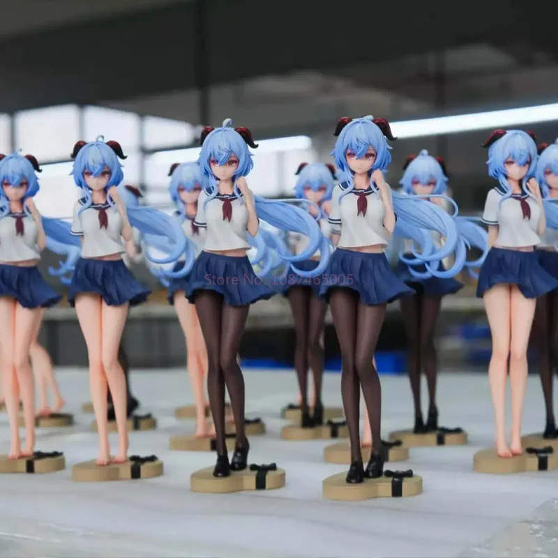 

В наличии Реплика Edition Genshin Impact Ganyu Jk Аниме Фигурка из ПВХ Gk Модель Черный Шелковый Орнамент Девушки Коллекционная Модель Подарок