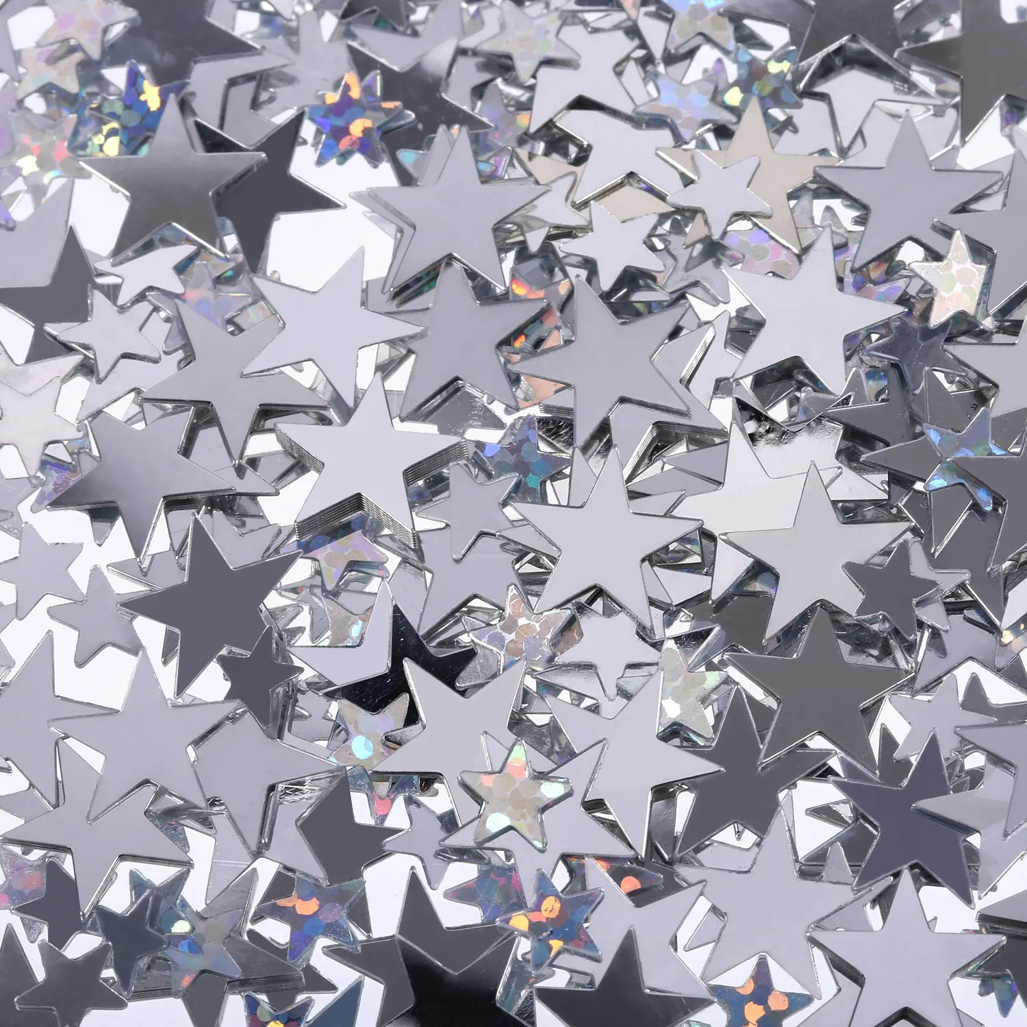 Confeti de 30g con purpurina, lentejuelas acrílicas de estrellas, suministros de cumpleaños y boda, confeti de decoración para fiesta de cumpleaños y boda