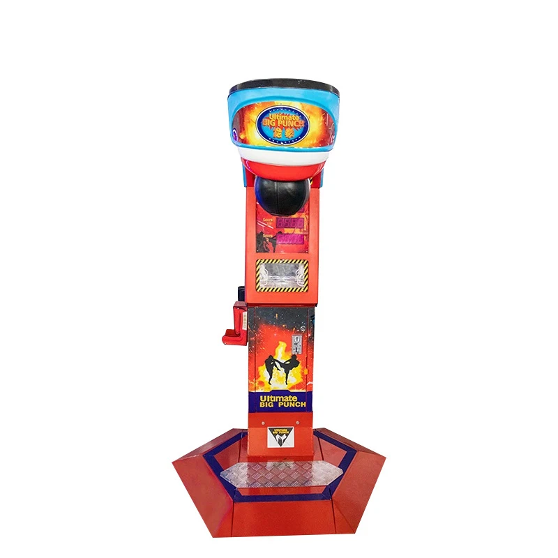 Custom Popular Dragon Fist Boxing Machine,Coin Operated Force Measuring Punching Game,Commercial Arcade Coin Game Equipment