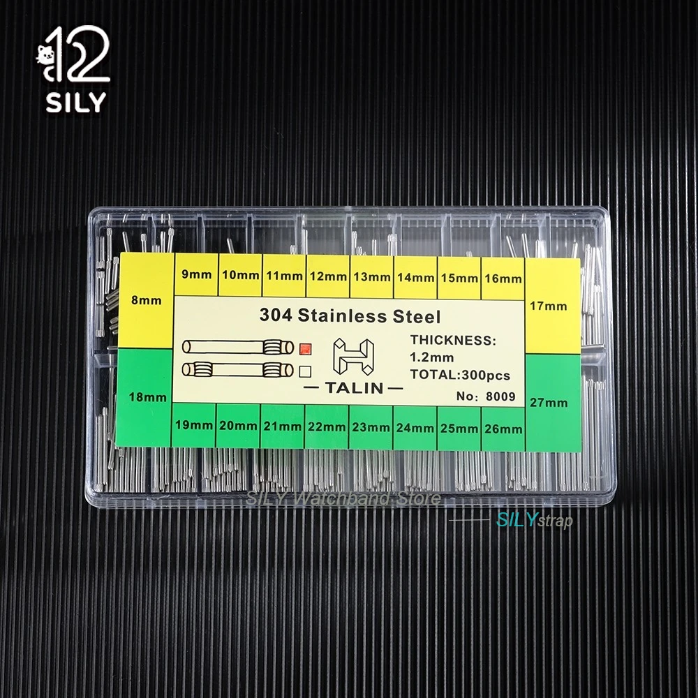 300pcs Watch Band Split Bar Link Pins, Accessory Pack