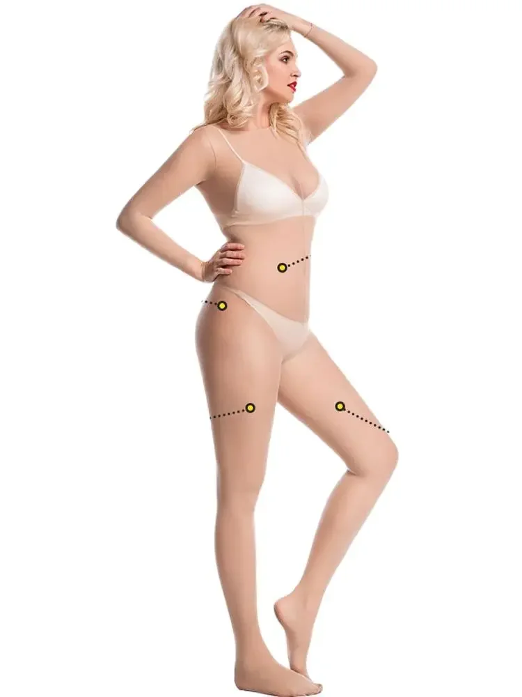 للجنسين ثلاثية الأبعاد رقيقة جدا مات بوديستوكينج الجوارب مثير شفافة طويلة الأكمام ارتداءها بذلة يوتار الملتصقة الملابس الداخلية Unitard #2
