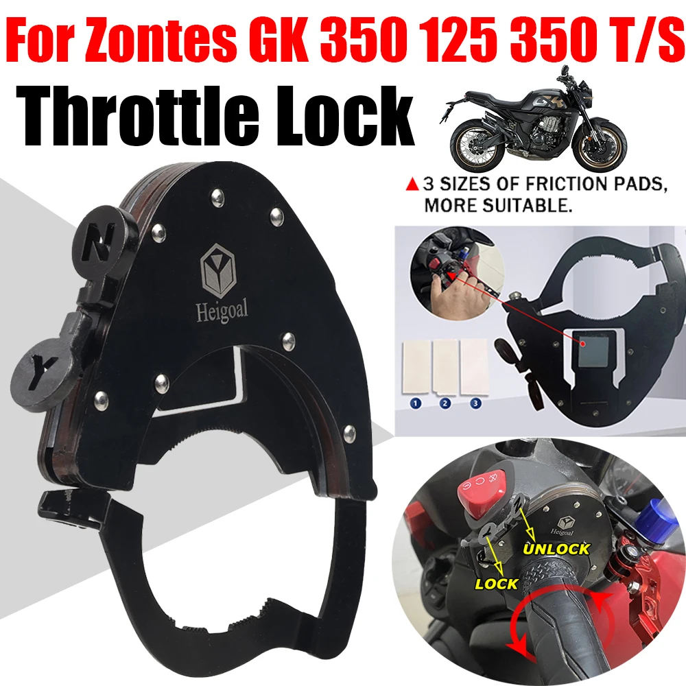 Motorcycle Accessories Cruise Control Handlebar Throttle Lock Assist For Zontes GK350 GK125 GK 350 125 ZT350 ZT125 GK 350T 350S