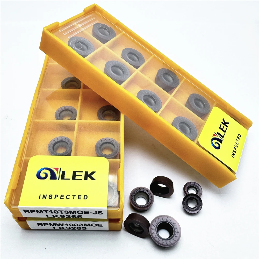 RPMT08T2 RPMW1003 RPMT10T3 RPMT1204 RPMT1606 LK9265 Sisipan Karbida Penggilingan Alat Pemotong CNC Bubut Pemrosesan Baja