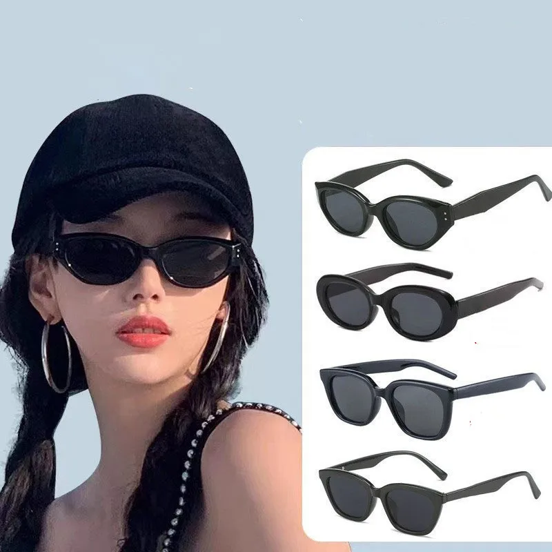 

Vintage Cat Eye Sunglasses New Women Big Square Frame Sun Glasses Fashion Men Goggles Sports UV400 Eyewear Oculos De Sol