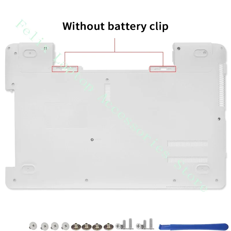 NEW For NP270E5G NP270E5E Laptop LCD Back Cover Front Bezel Palmrest Bottom Case Housing Cover White