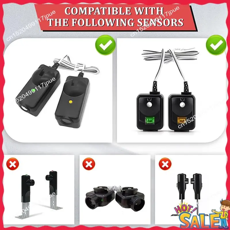 

BOFO, 2 шт., датчик гаражных ворот, защита от солнца, датчик гаражных ворот, крышка солнечного света для Chamberlain 41A5043, 820CB