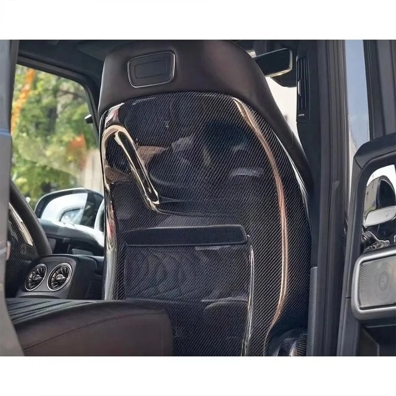 

Dry Carbon Fiber Seat Back Cover for G Class W464 G500 G63 Interiors Kits
