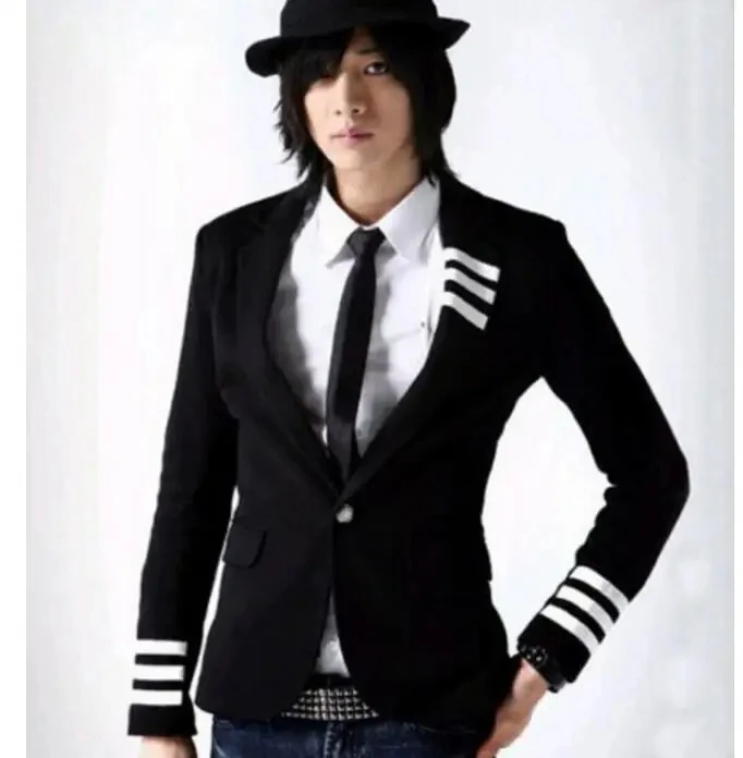 XS-6XL 2026 roupas masculinas femininas caminhada mostrar personalidade original bloco de cores casual blazer terno amantes cantor plus size costom